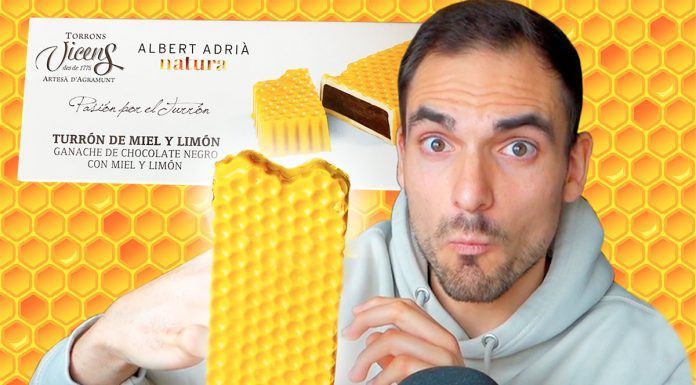 ¡Este turrón parece un LEGO! Probando turrón de miel y limón by Albert Adrià