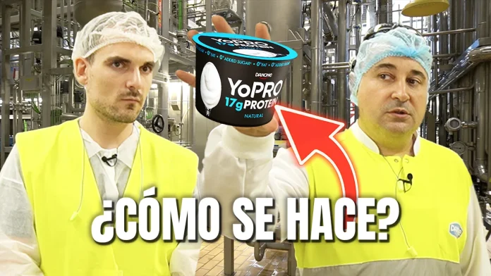 v2 como se hace yogur alto proteinas yopro